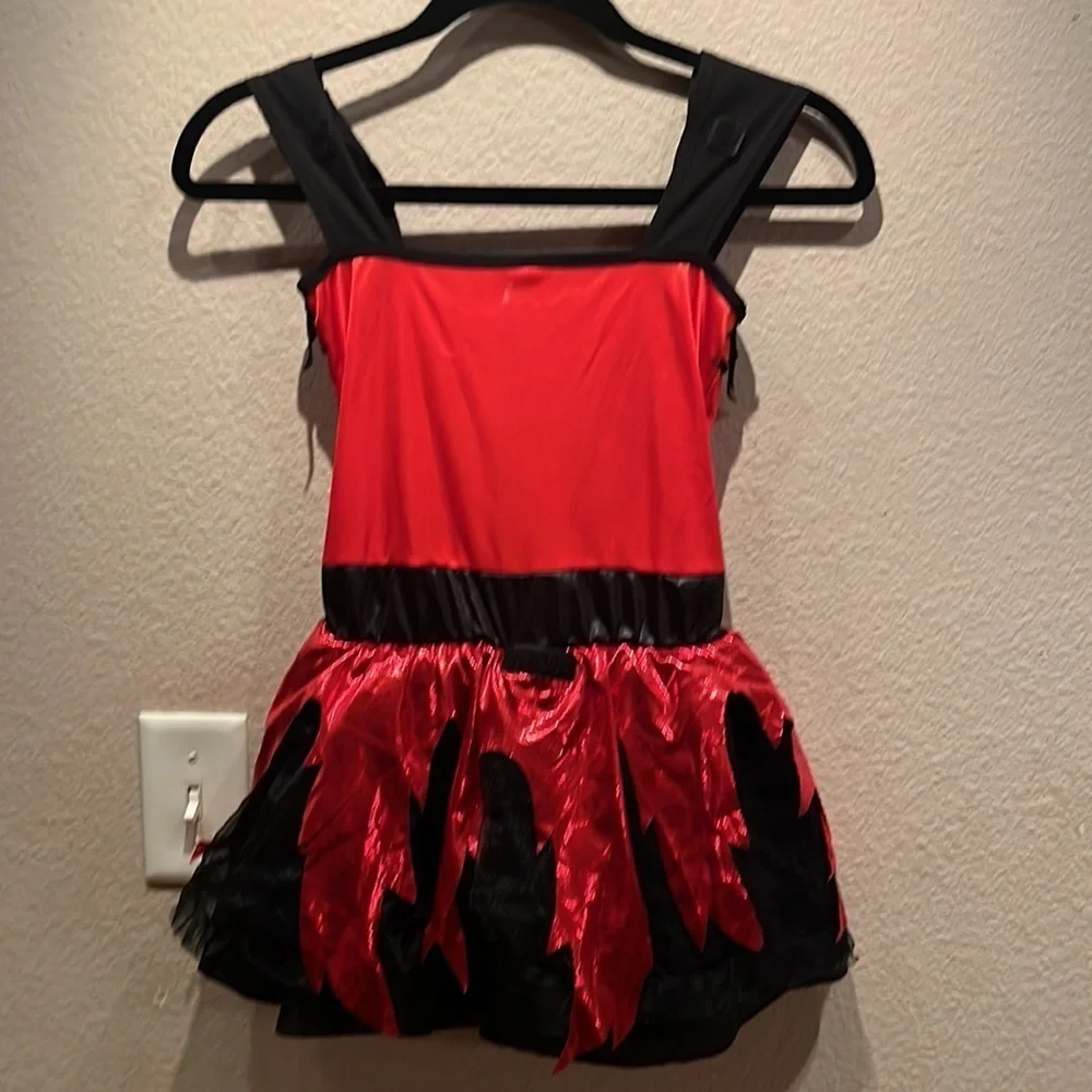 Child Medium Girls Devil Pirate Dress Costume